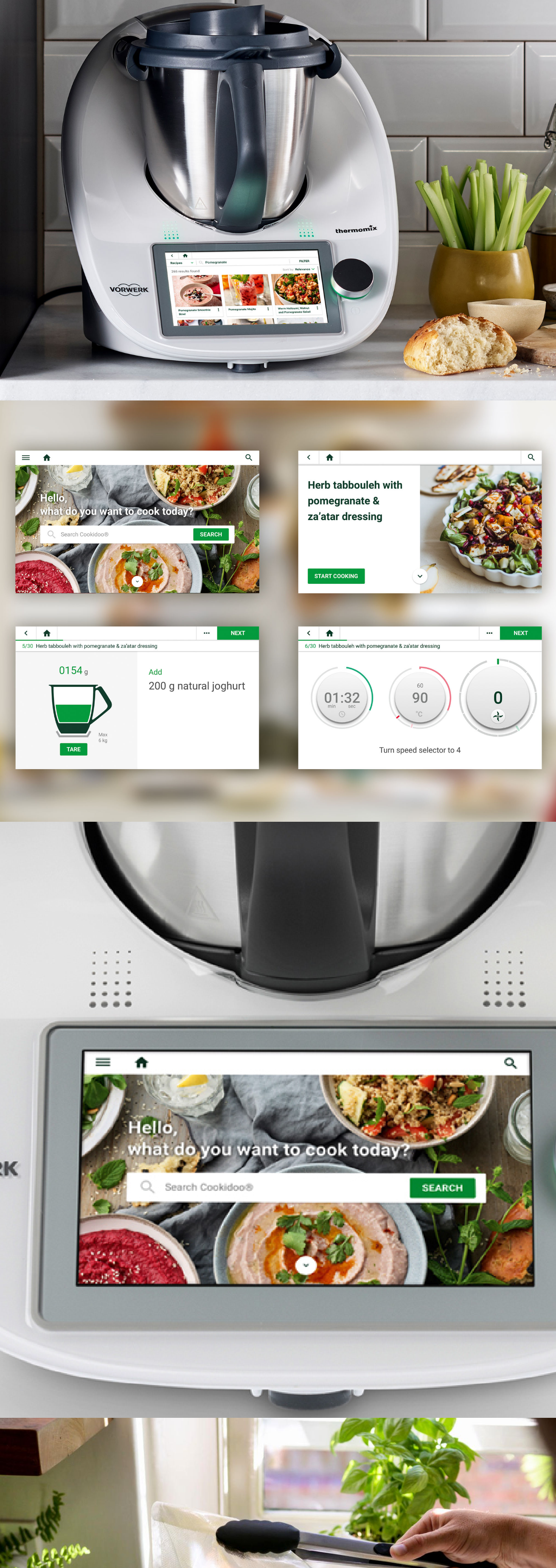 UID, UX Design for Thermomix